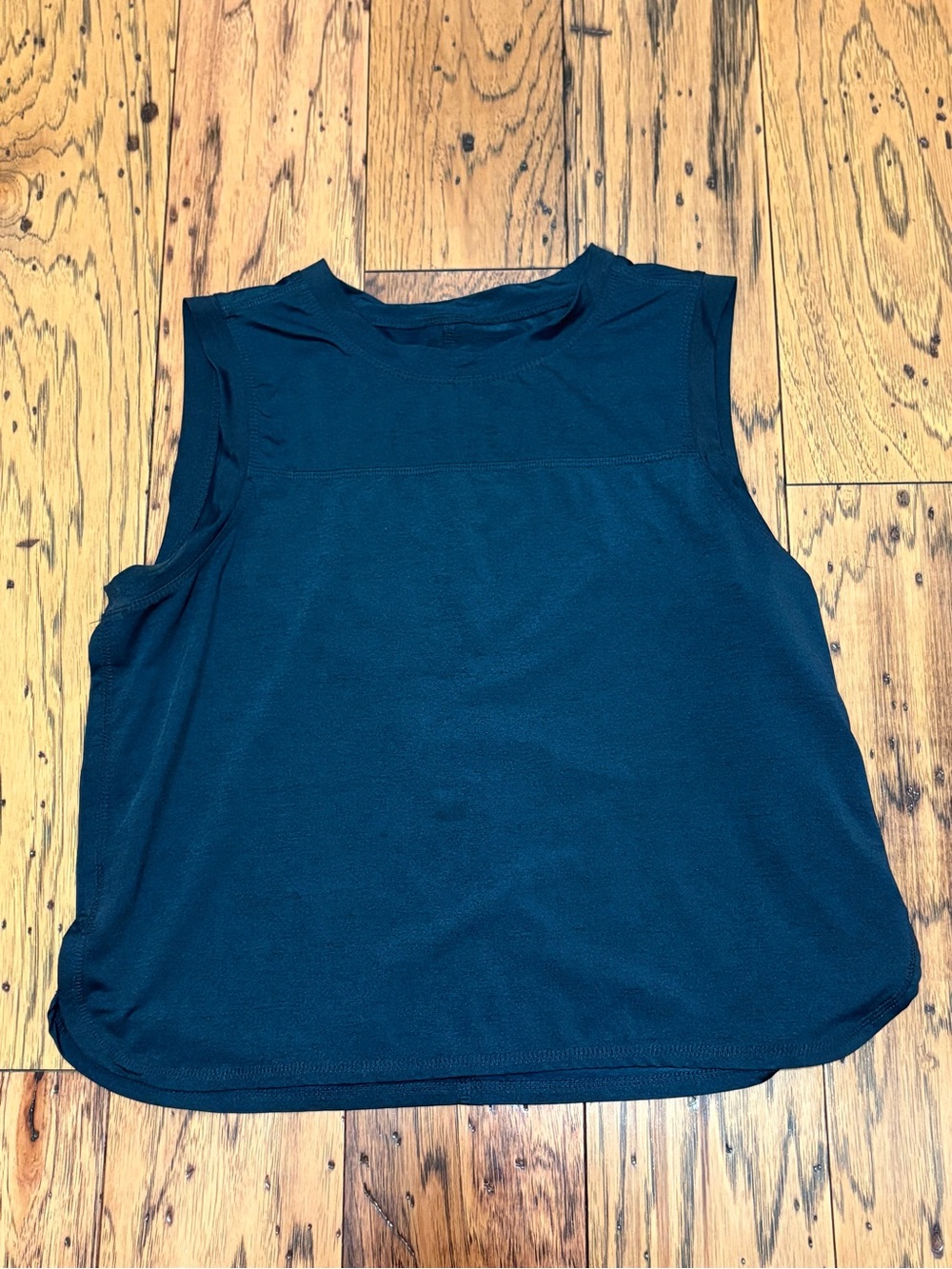 Zyia Active Sleeveless Crewneck Top - Navy